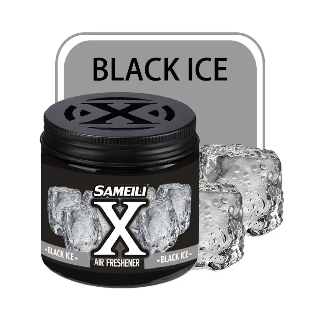 SAMEILI X GEL CAR AIR FRESHENER 220G - BLACK ICE