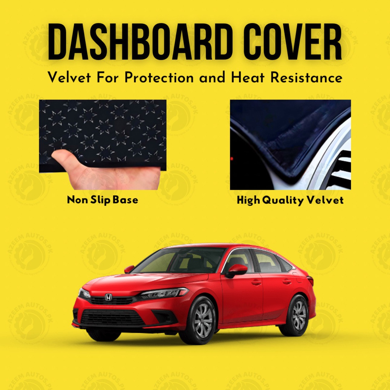 Honda Civic 2022 Velvet Dashboard Mat