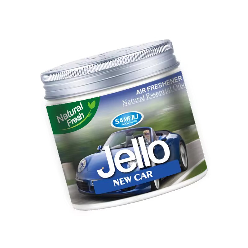 JELLO CAR AIR FRESHENER - NEW CAR - 220G