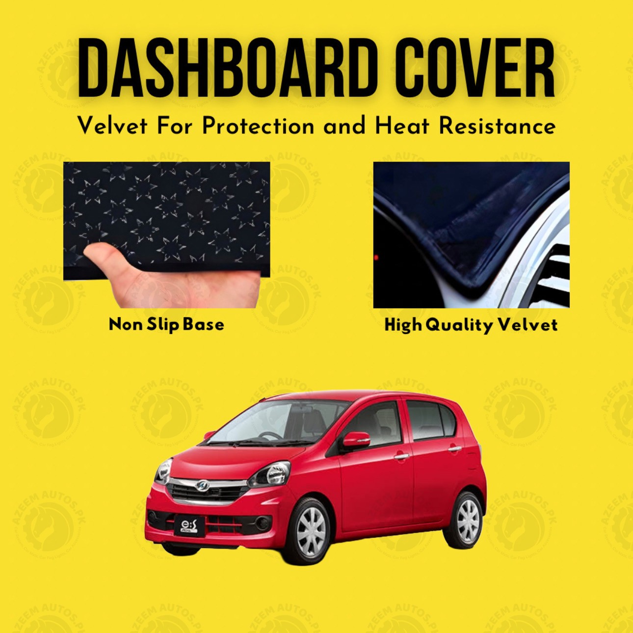 Daihatsu Mira EIS 2012-2015 velvet Dashboard Mat
