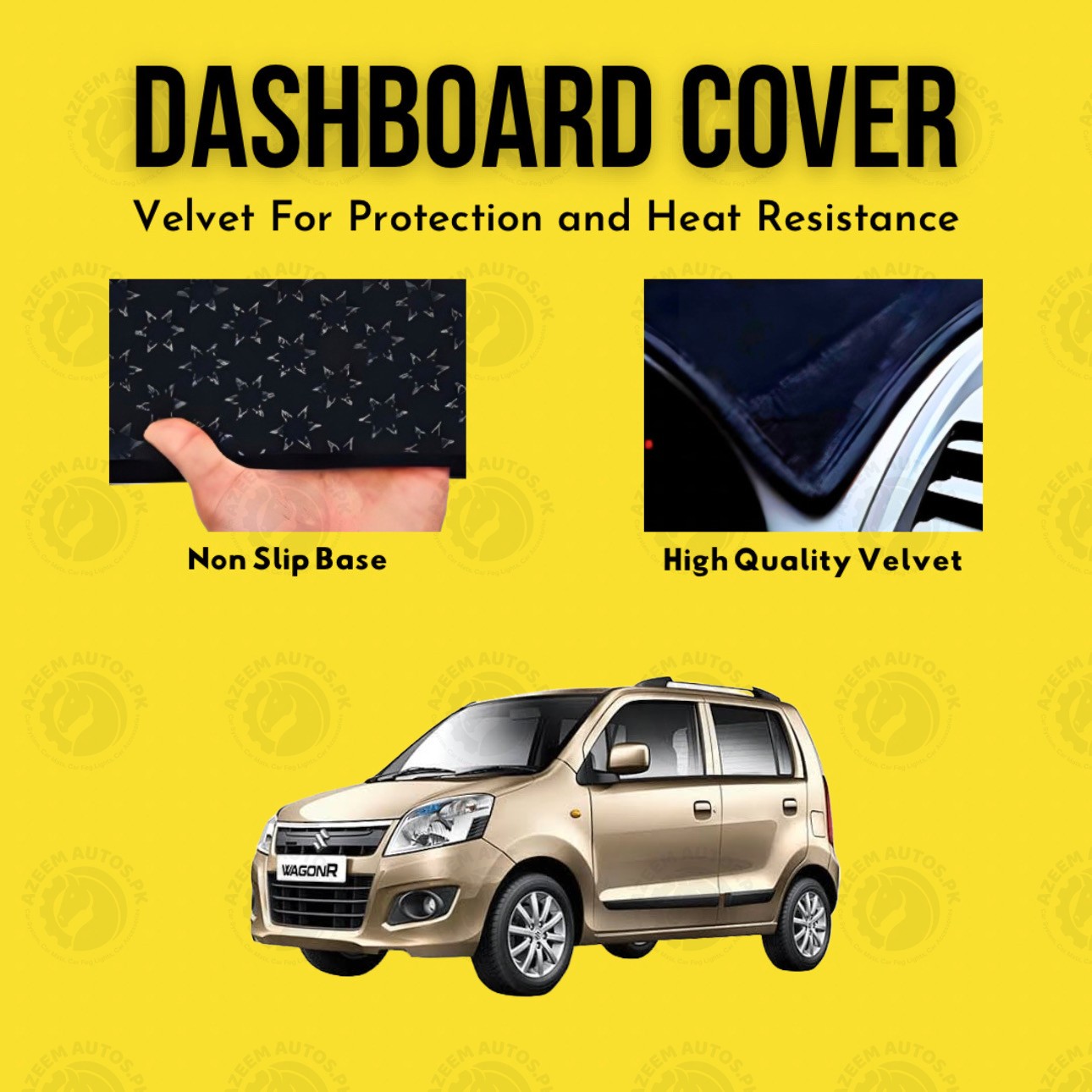 Suzuki Wagon R 2014-22 Velvet Dashboard Mat