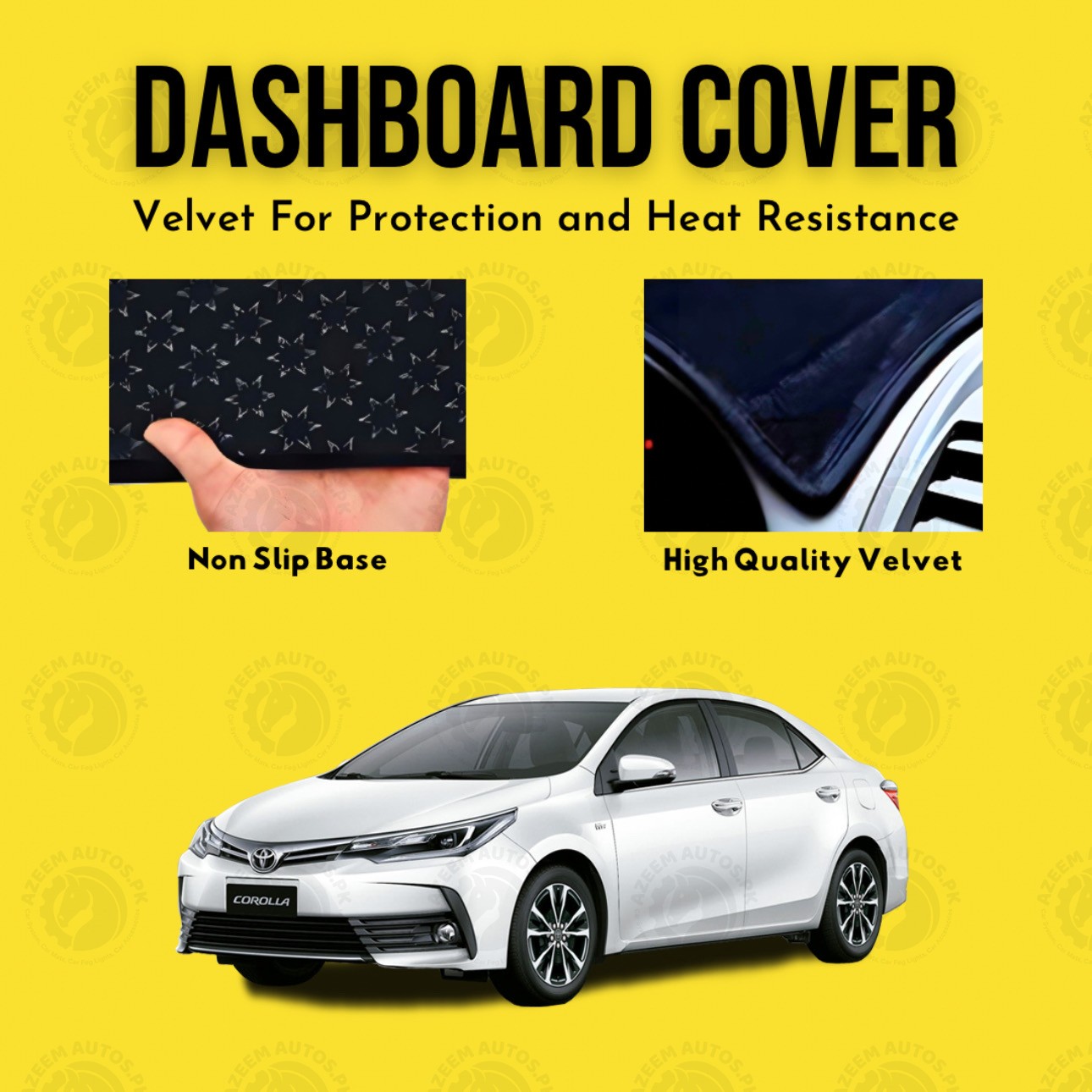 Toyota Corolla 2014-22 Velvet Dashboard Mat