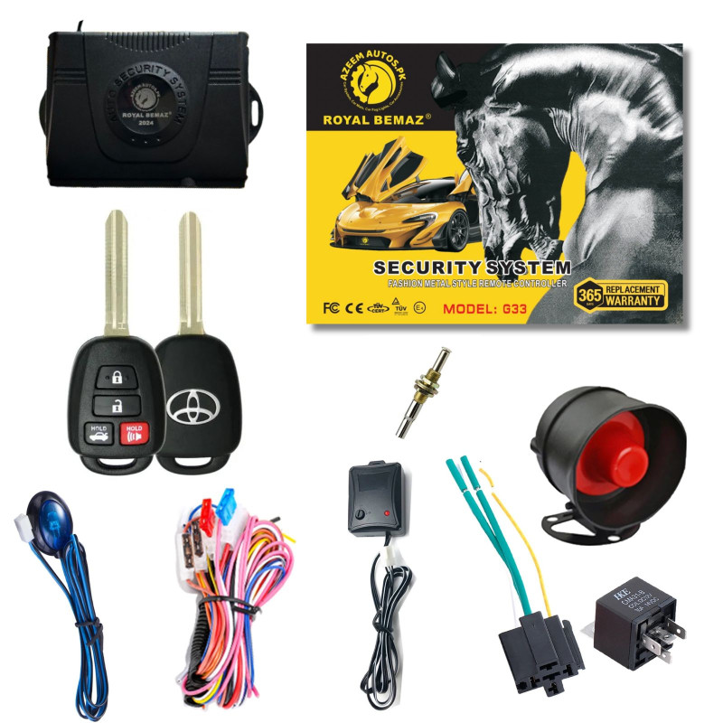 UNIVERSAL ROYAL BEMAZ CAR ALARM SECURITY SYSTEM G33-K14