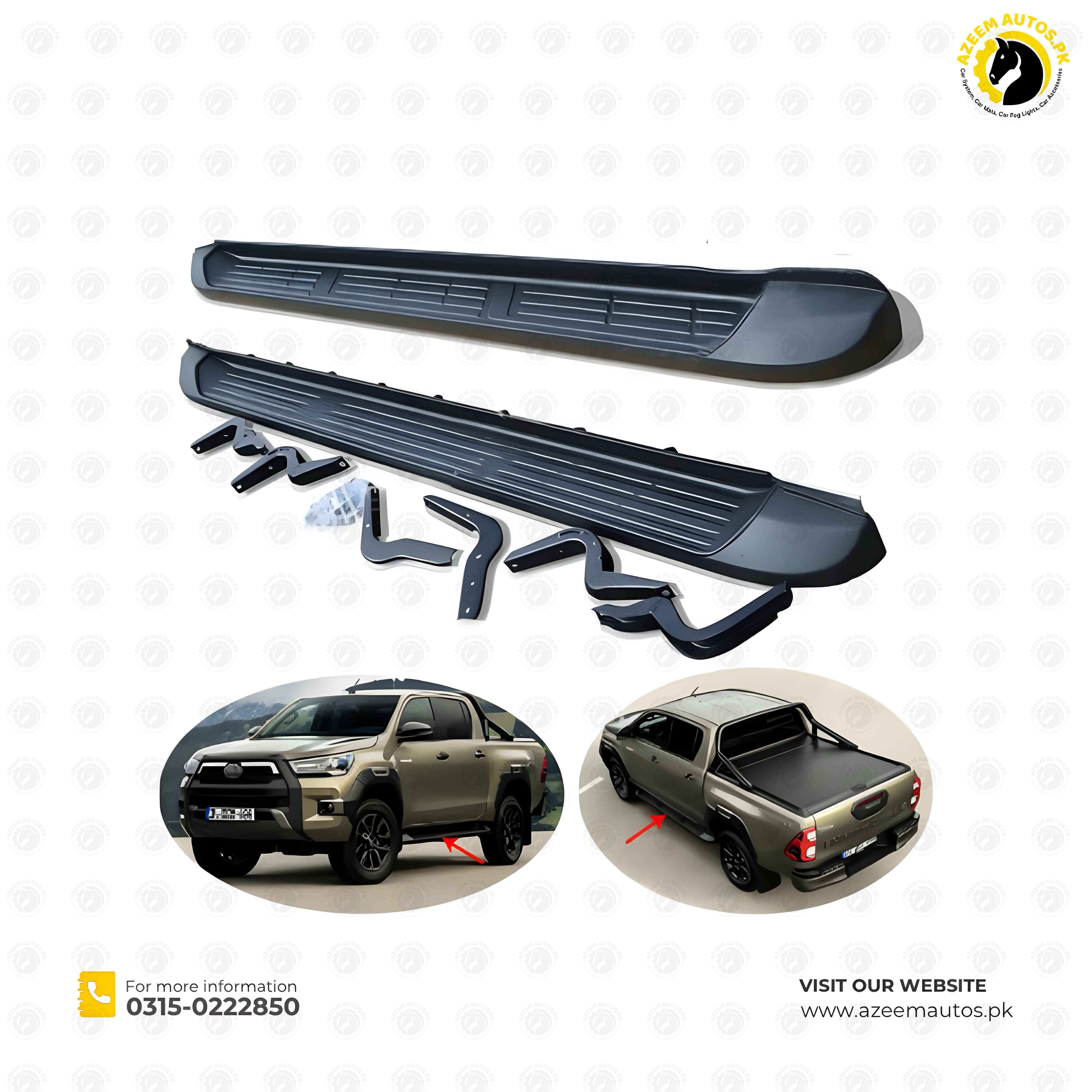 SIDE STEPS OEM FOR TOYOTA HILUX REVO/ROCCO 2018-2024