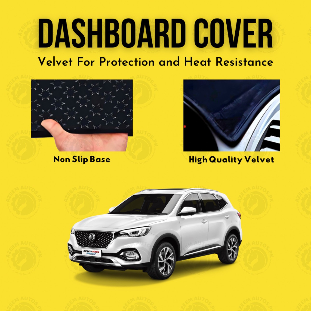 MG HS 2020-22 Velvet Dashboard Mat